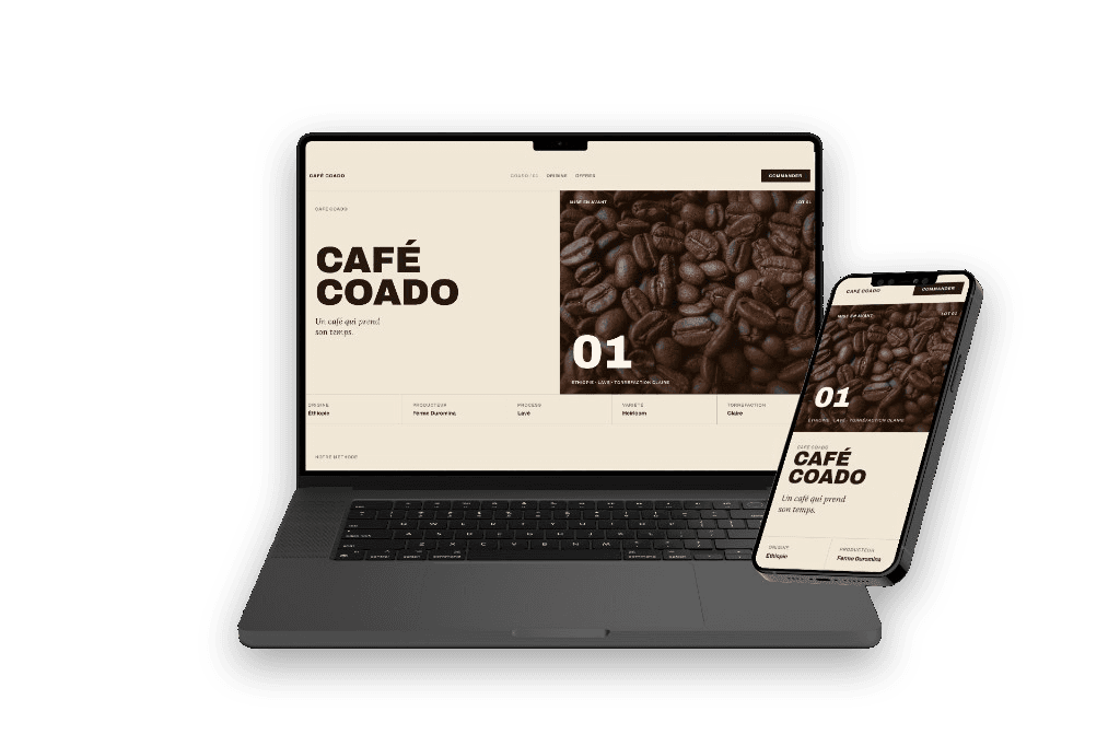 Visuel du projet Café Coado