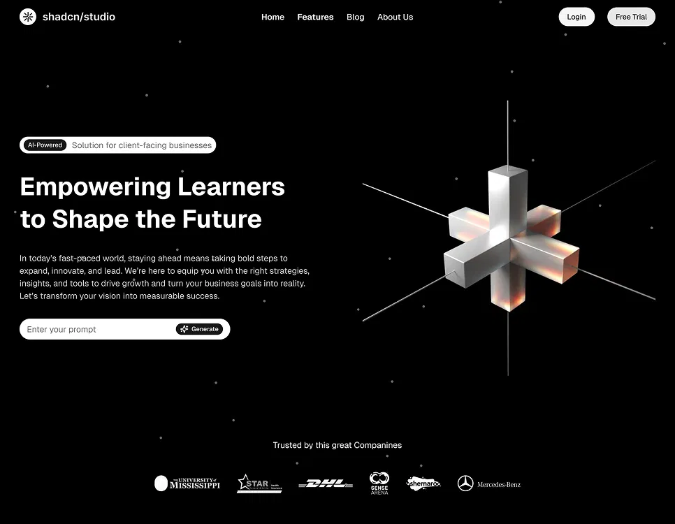AI-powered platform hero image