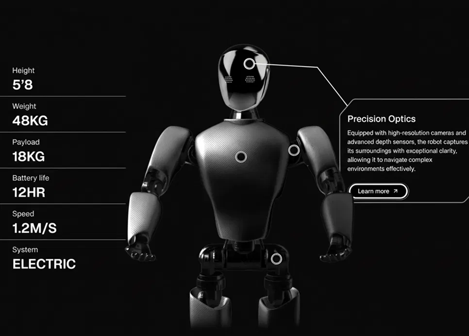 Matter robot detailed view (dark)