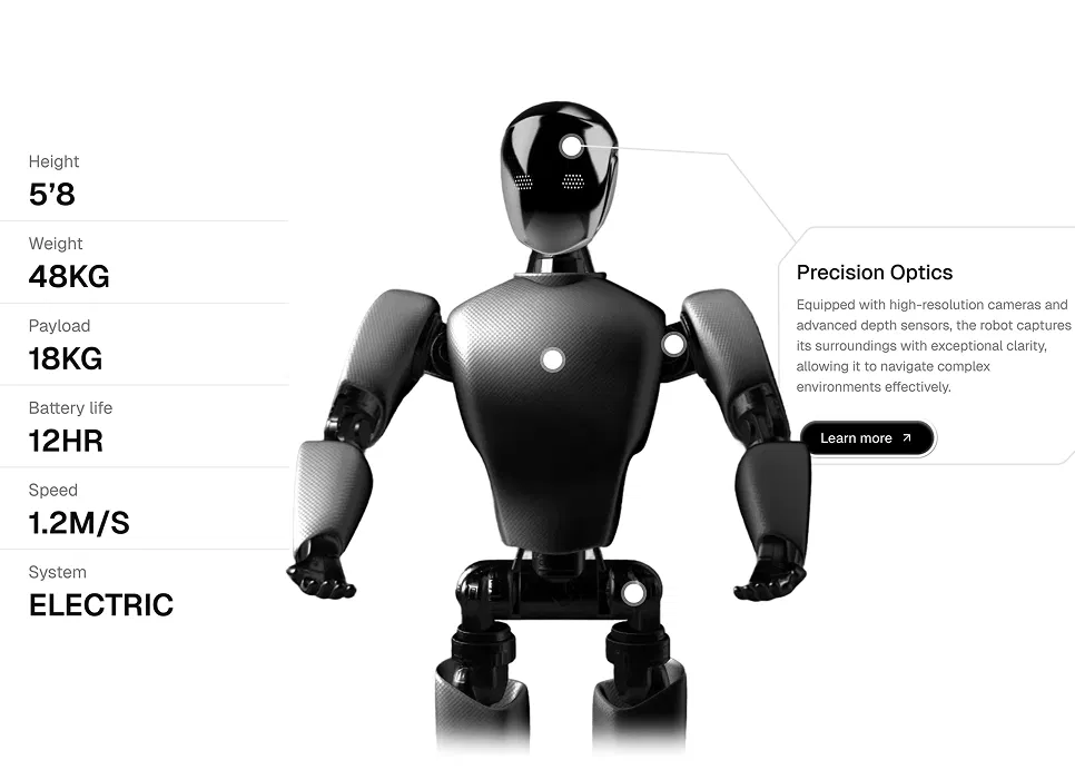Matter robot detailed view