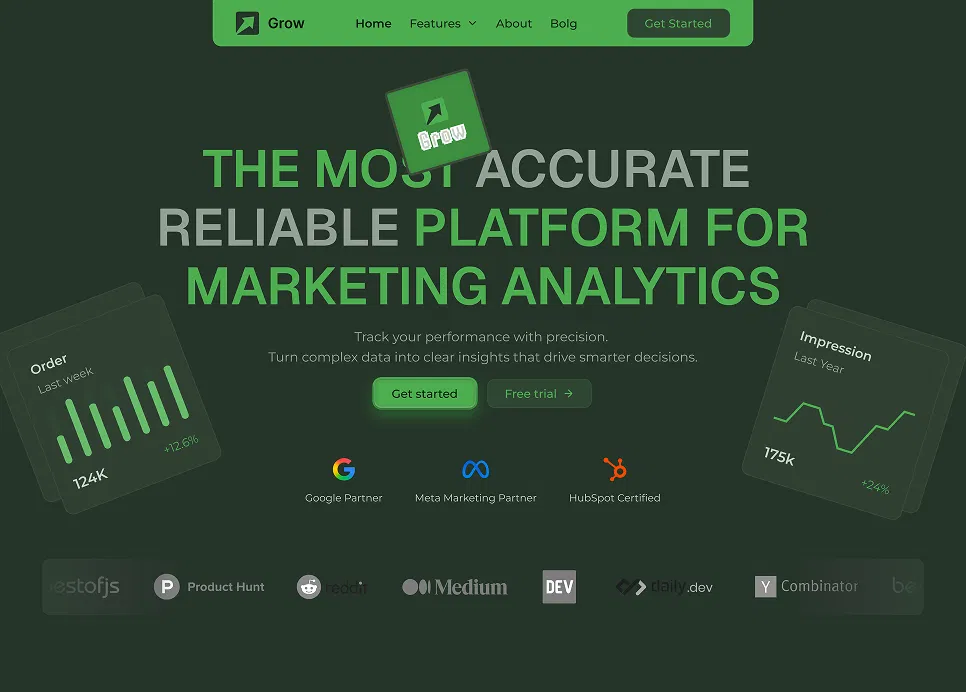 Grow marketing agency hero image